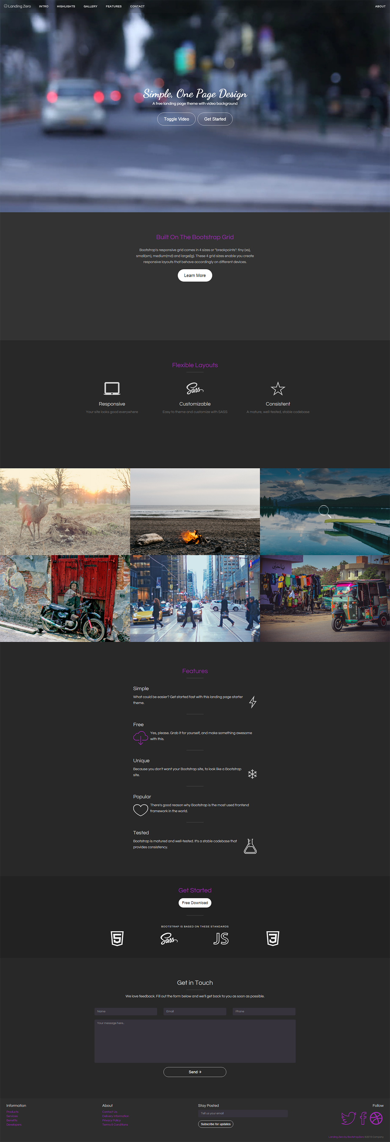 screenshot landingzero 1280