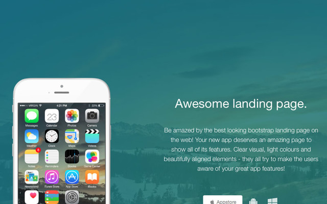 Awesome Landing Page thumbnail